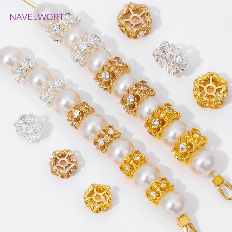 8/10MM Beads Separator 18K Gol - Flower Supplies 评论和价格
